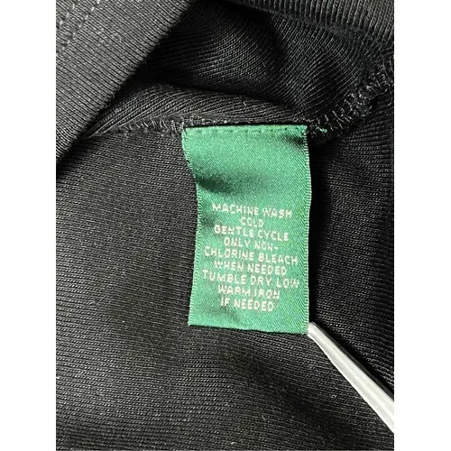 Lauren Ralph Lauren Black Knit Tunic Top Blouse  MEDIUM Designer Business Casual - Image 9