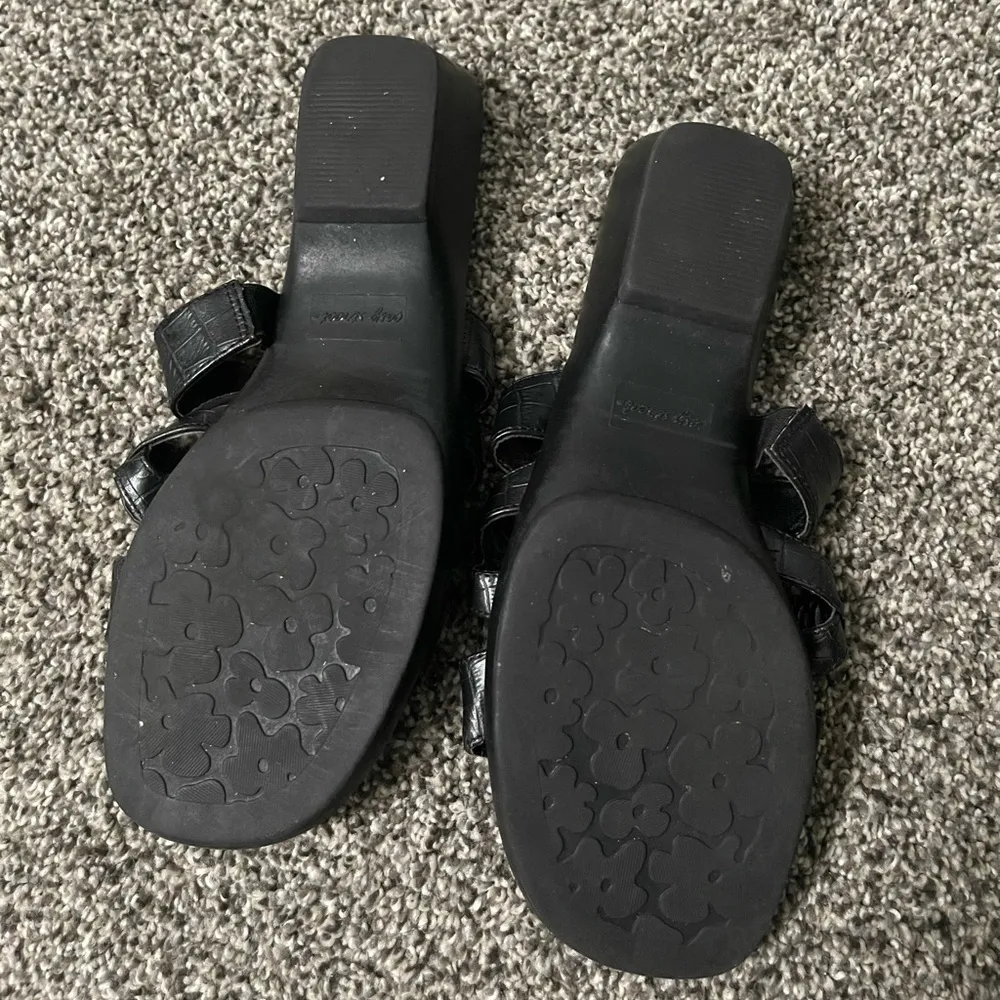 black Torrid slide sandals 9 - Image 7