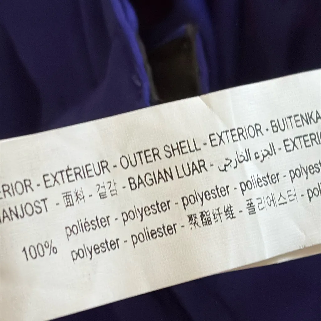 New Zara Ruffle Halter Tie Neck Bodysuit with Flower Royal Blue Size S - Image 8