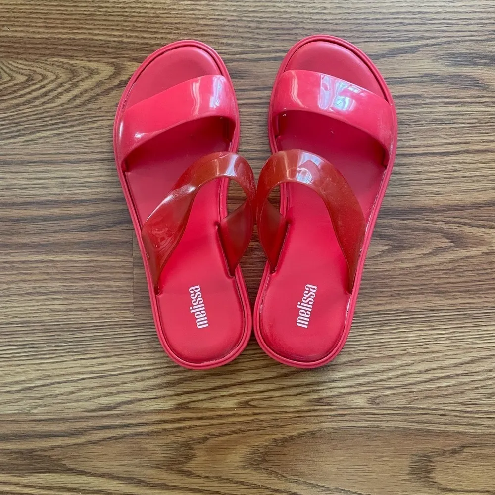 Melissa Pink  Bubble Slide Slip On Sandals Size 6 - Image 5