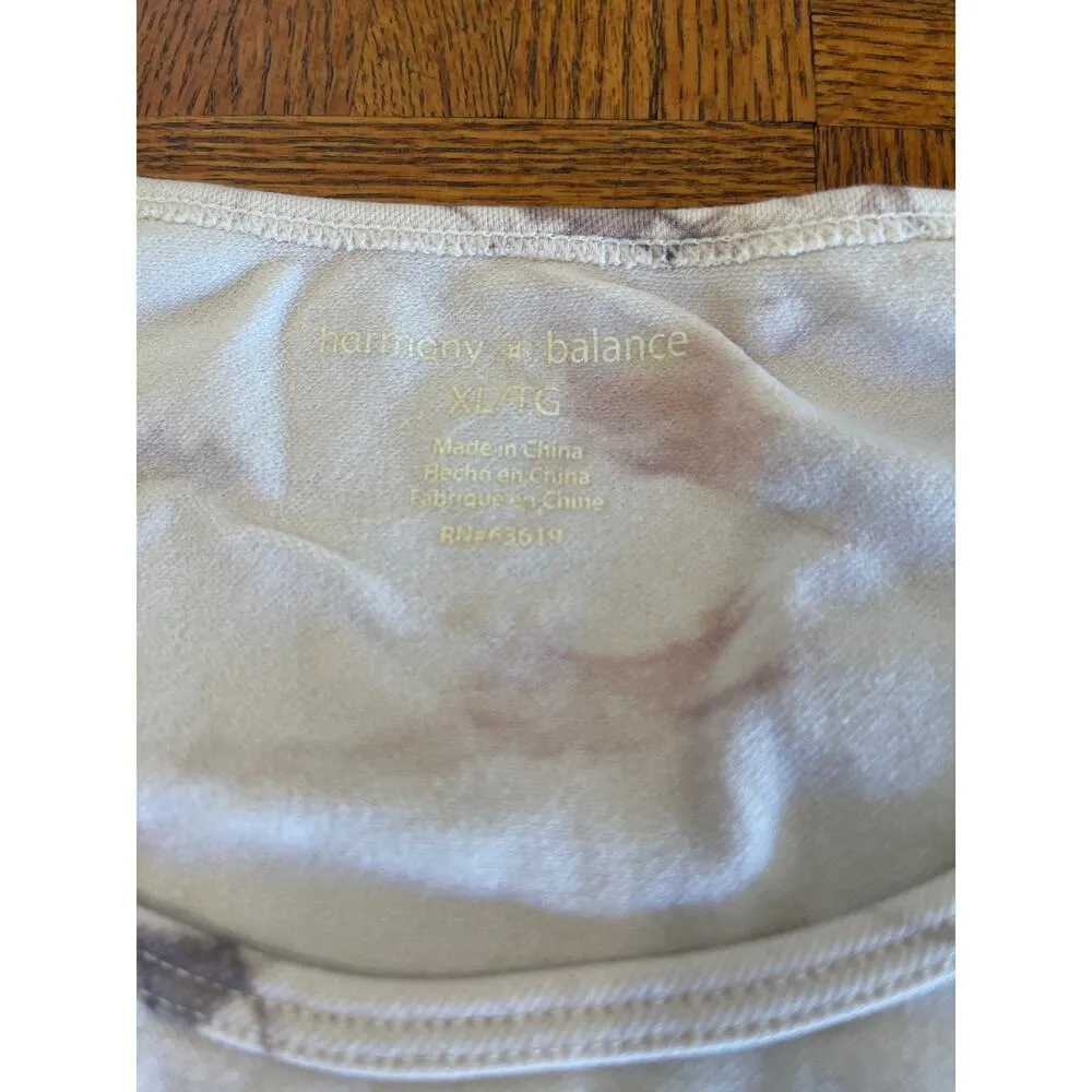 Harmony & Balance Tie Dye pullover size XL Brown - Image 2