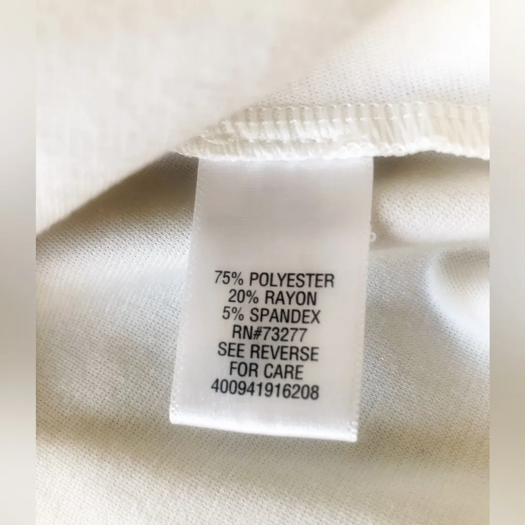 Elle Off White Peplum Top - Image 7