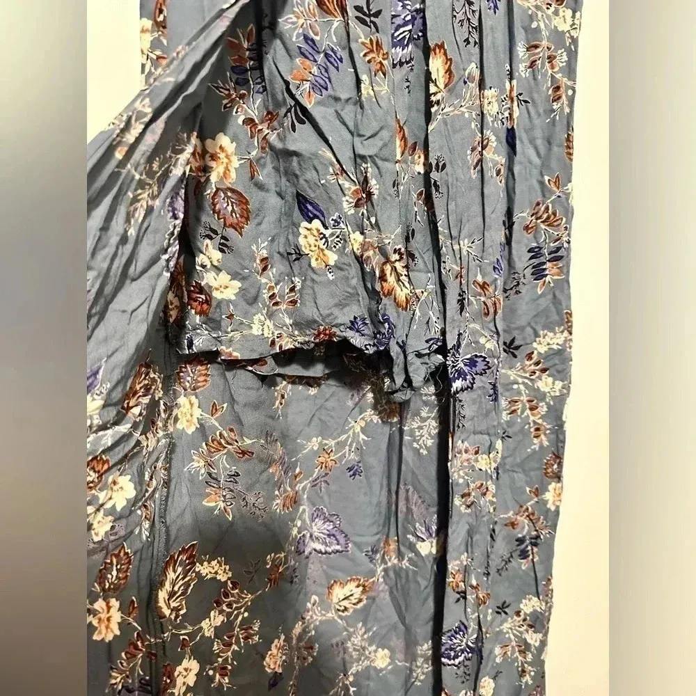 Angie blue bohemian romper dress size L - Image 3