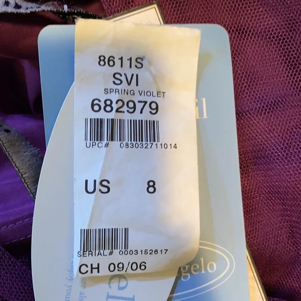 Alfred Angelo 8611S Sheer Yoke Short Bridesmaid Dress Size 8 NWT - Image 11