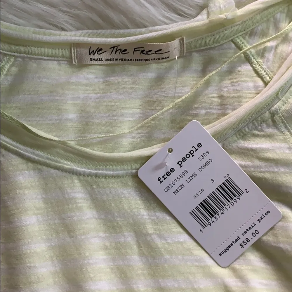 nwt // free people halo cap sleeve tee - Image 6