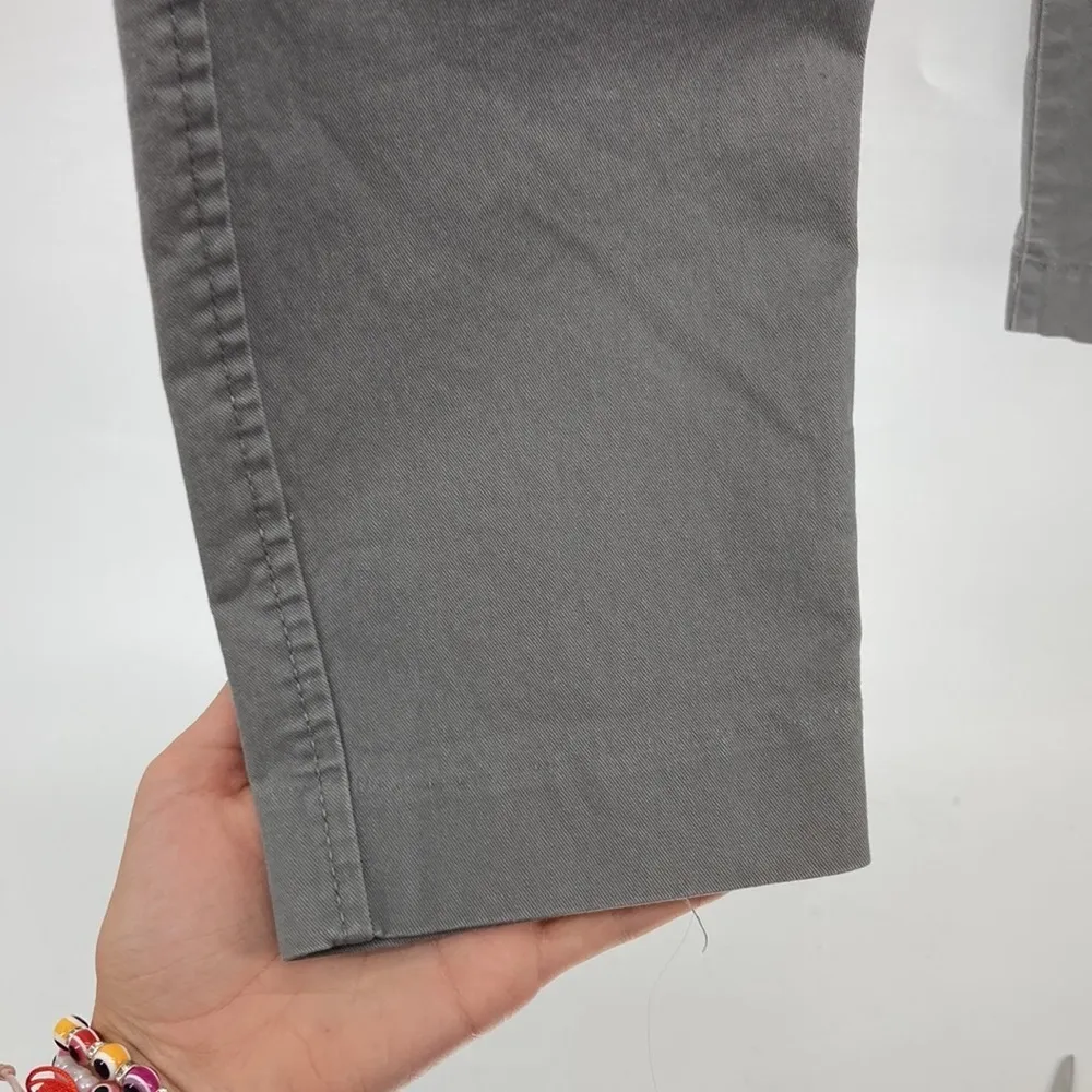 Old Navy gray pixie ankle pants high waist chic career ware business casual - Image 5