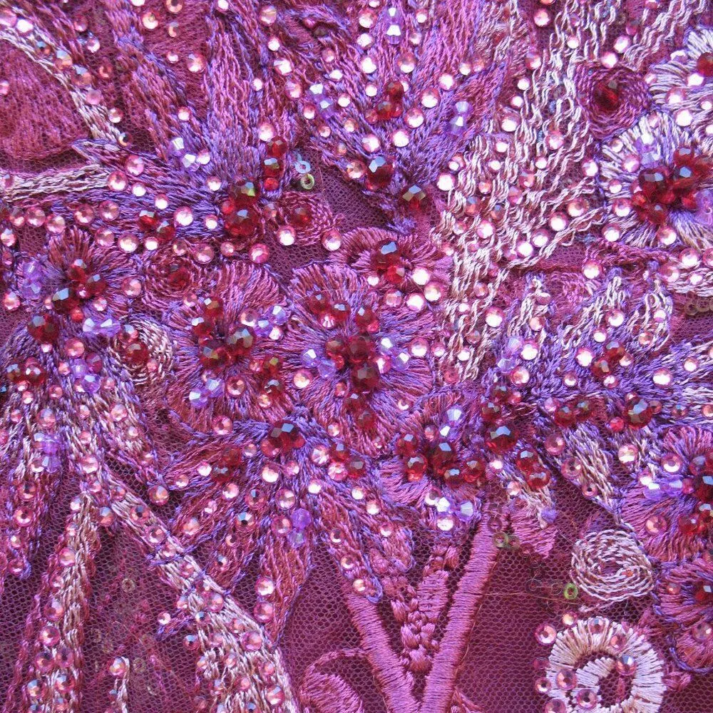 Mac Duggal 20265 Embroidered Sleeveless Plunge Neck A Line Gown - Image 8