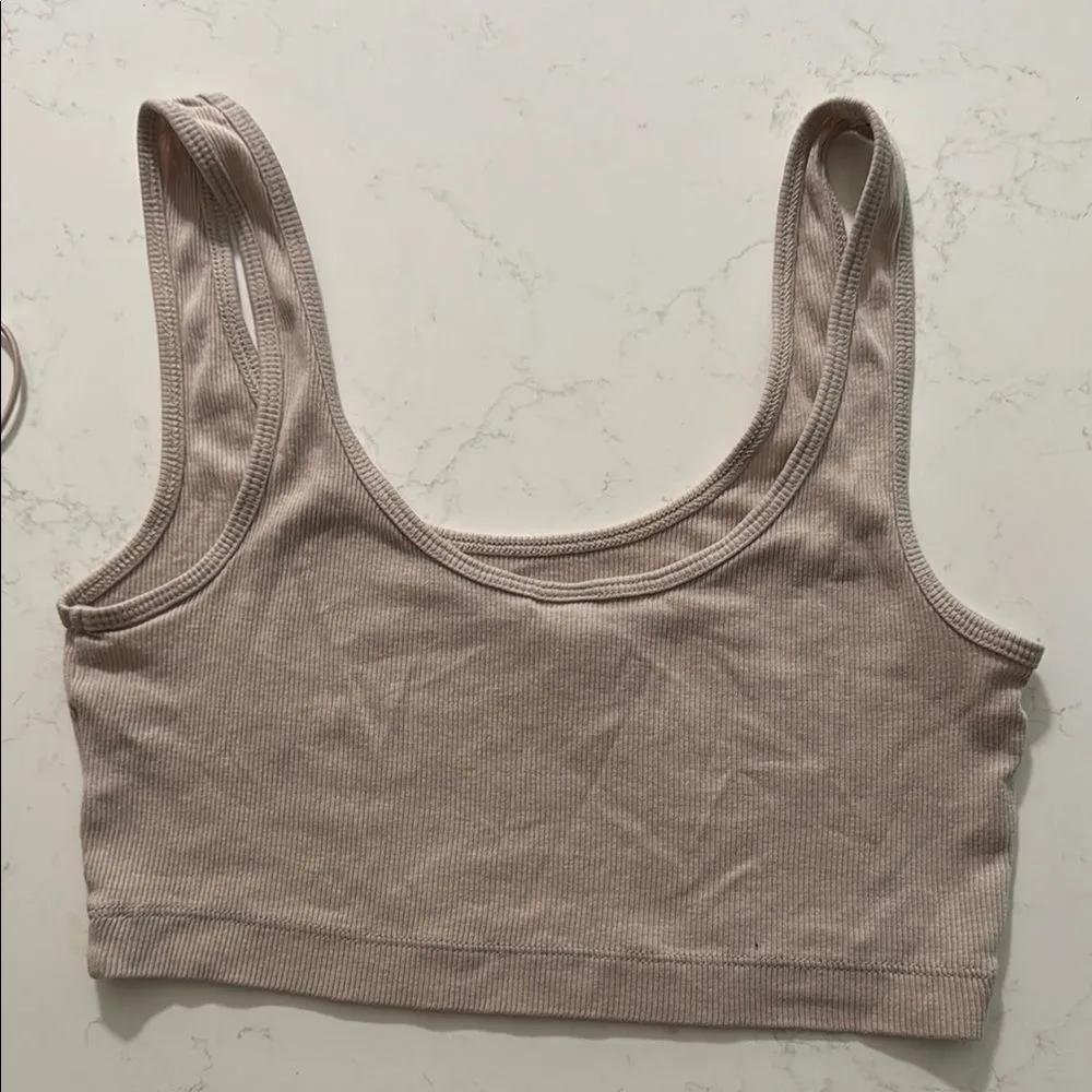 Women's Tan Crop Tops Set - Image 3