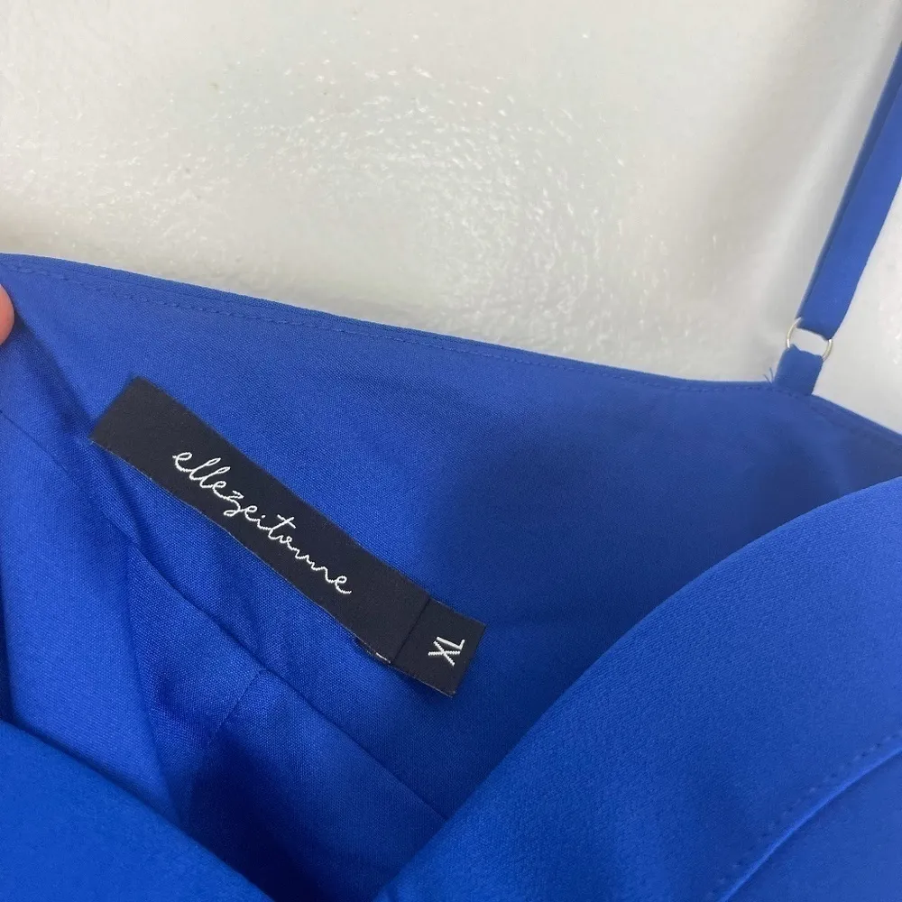 ELLE ZEITOUNE Louisa Underwire Mermaid Gown in Indigo Size X - Image 5