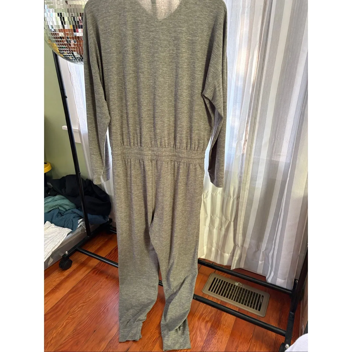 Vuori Heather Grey Lux Henley Jumpsuit - Image 10