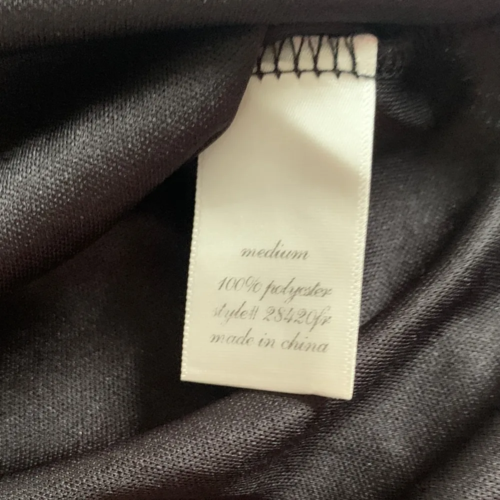 Francesca’s Collections Alya Long Sleeve Dress Asymmetrical Hem Tie Waist Purple Size M - Image 10