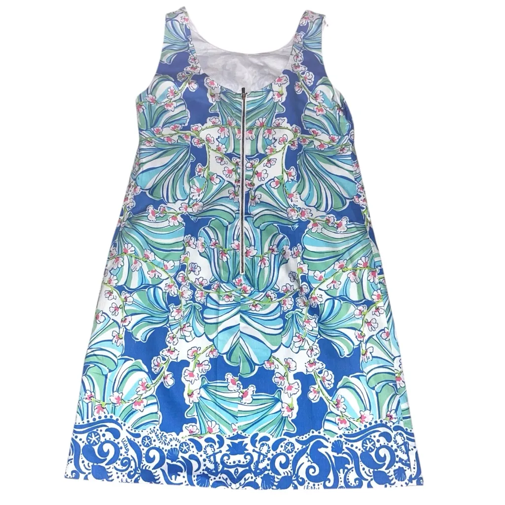 Lilly Pulitzer Cathy Shift Dress in Bay Blue Coasting Engineered Shells - Image 3