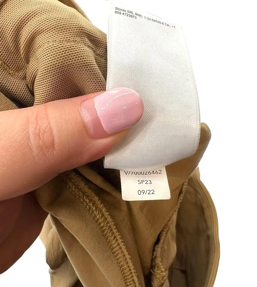 Athleta Trekkie North High Rise Jogger Pants Big Sur Brown Front Zippers Size 14 - Image 14