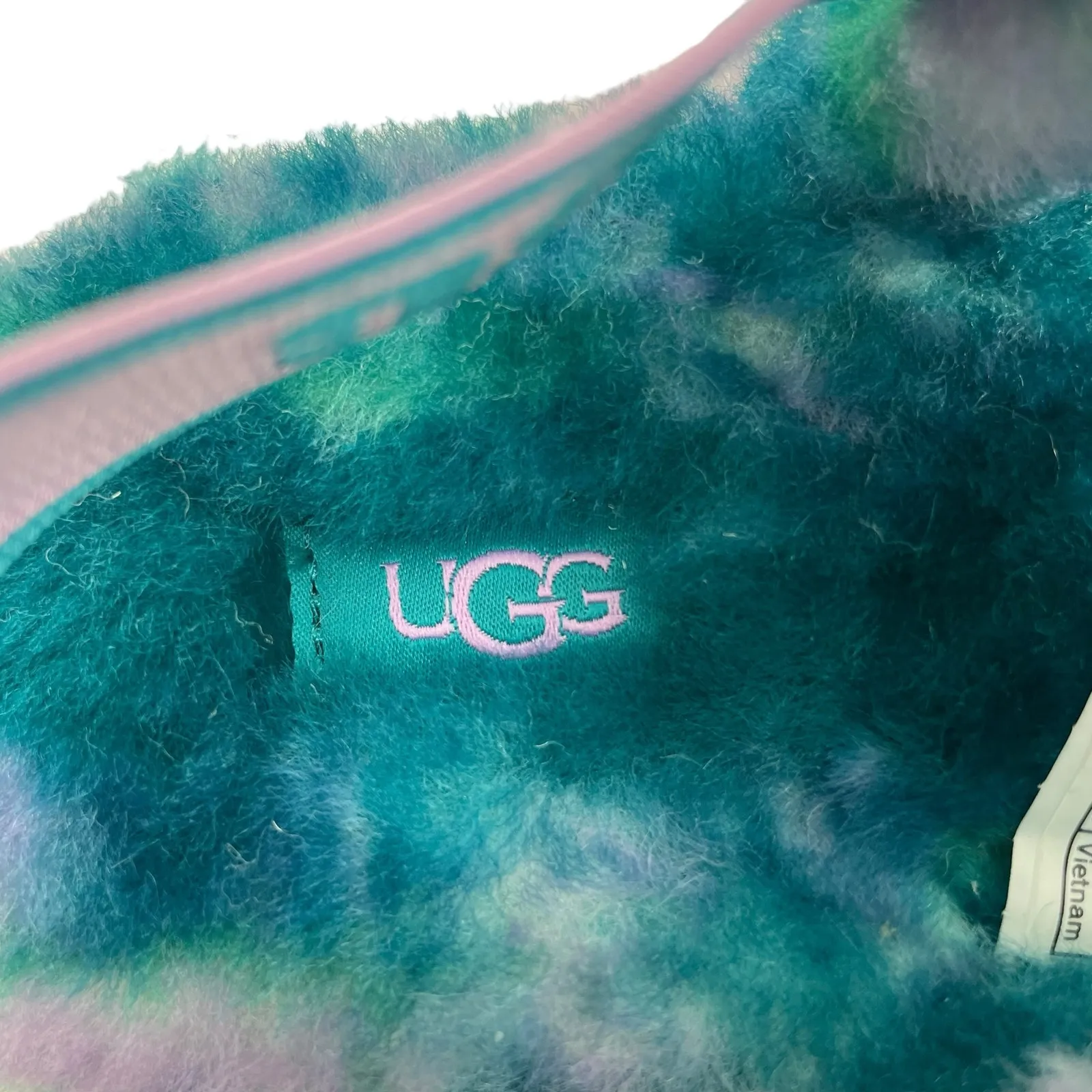 UGG  Australia Oh Yeah Marble Sldie Sandals Turquoise Size 10 - Image 11