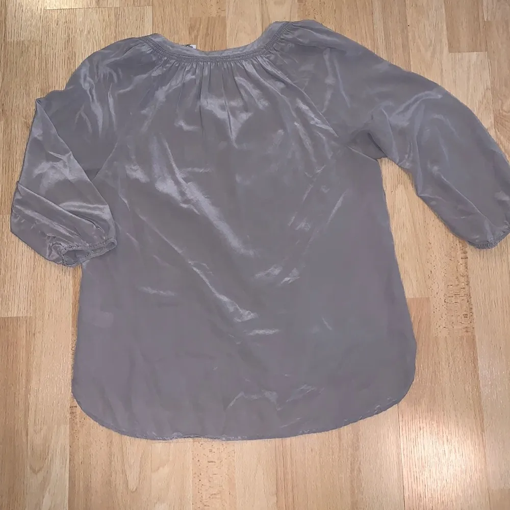 Max Studio 100% Silk Blouse L - Image 2