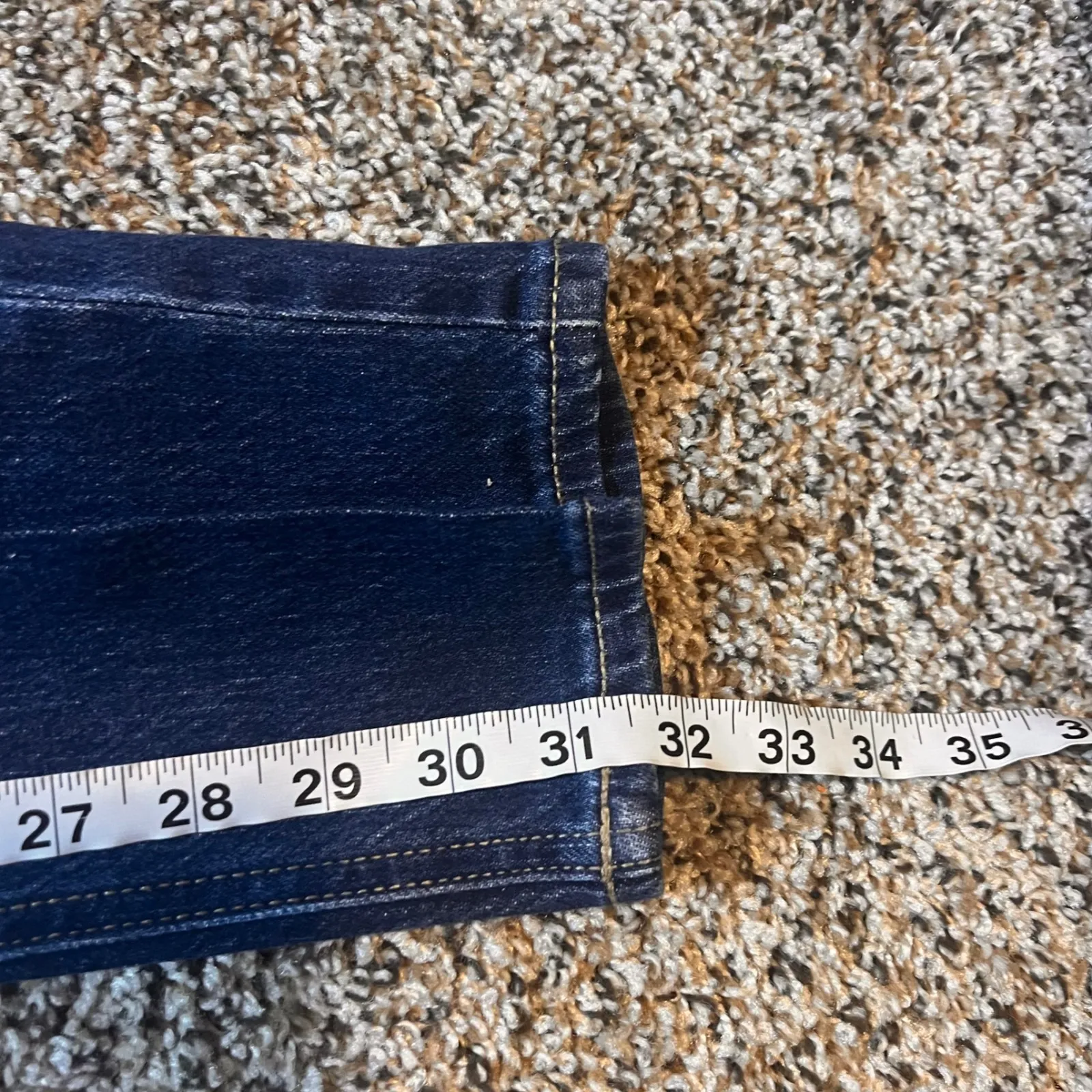 Old‎ Navy Mid-Rise WOW Boyfriend Jeans Dark Wash Denim Women's Size 0 - Image 5