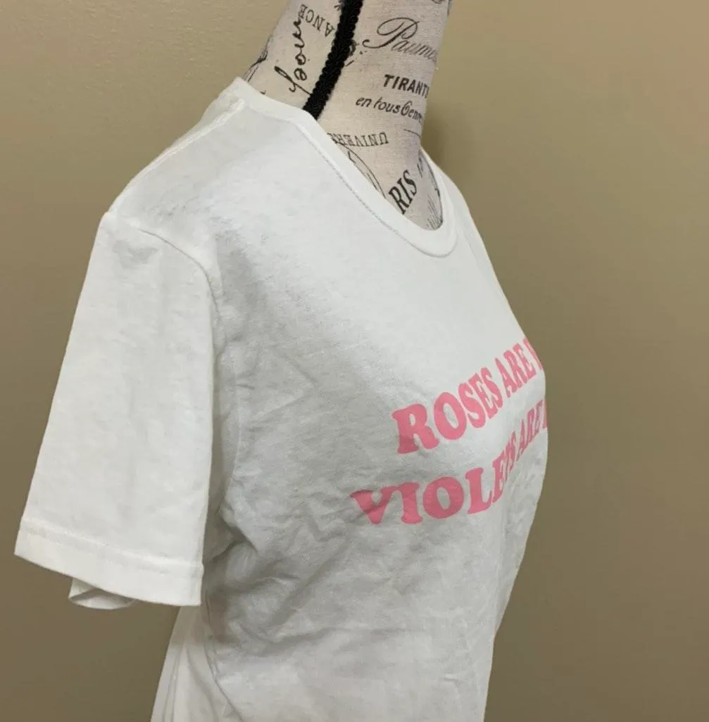 White Swipe Right Graphic Large Tee - Image 7