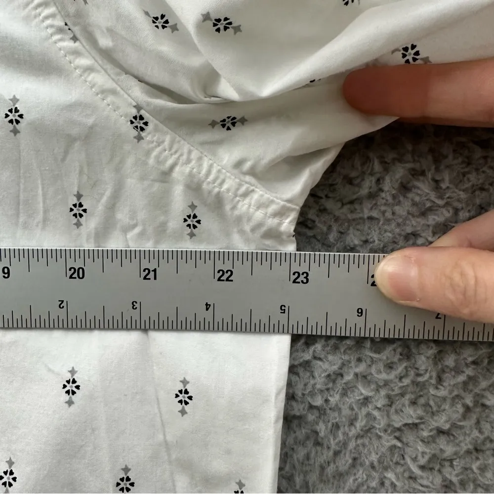 Garnet Hill Essential Organic Pima Cotton Long Sleeve Button Down Shirt Women 18 - Image 6