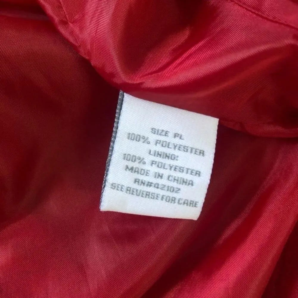 Dressbarn Petite Vintage Red Open Front Suede Blazer - Image 6