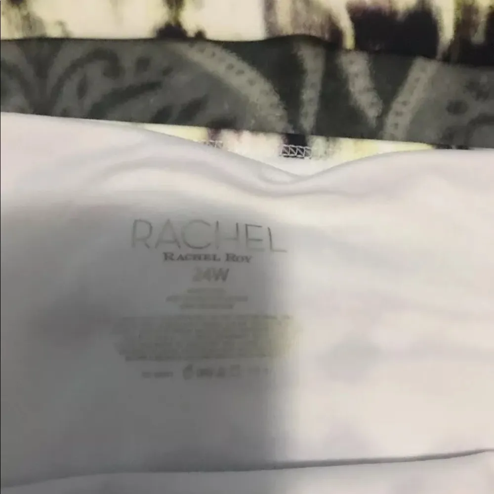 Rachel Roy marble tie dye 2 pc. swimsuit  24 W - Image 6