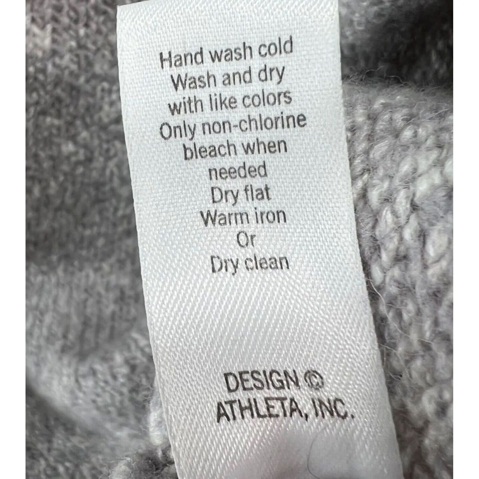 Athleta Sweater Women XS Gray Wool Blend Knit Brindle Funnel Pullover Cozy Cabin - Image 11