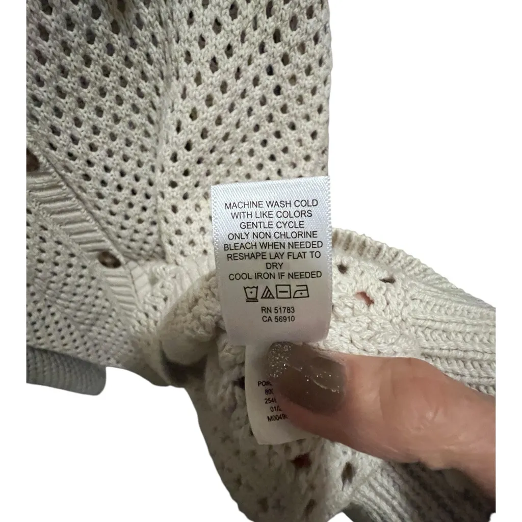 Maurices tan/cream colored Button-Up Cardigan - Image 4