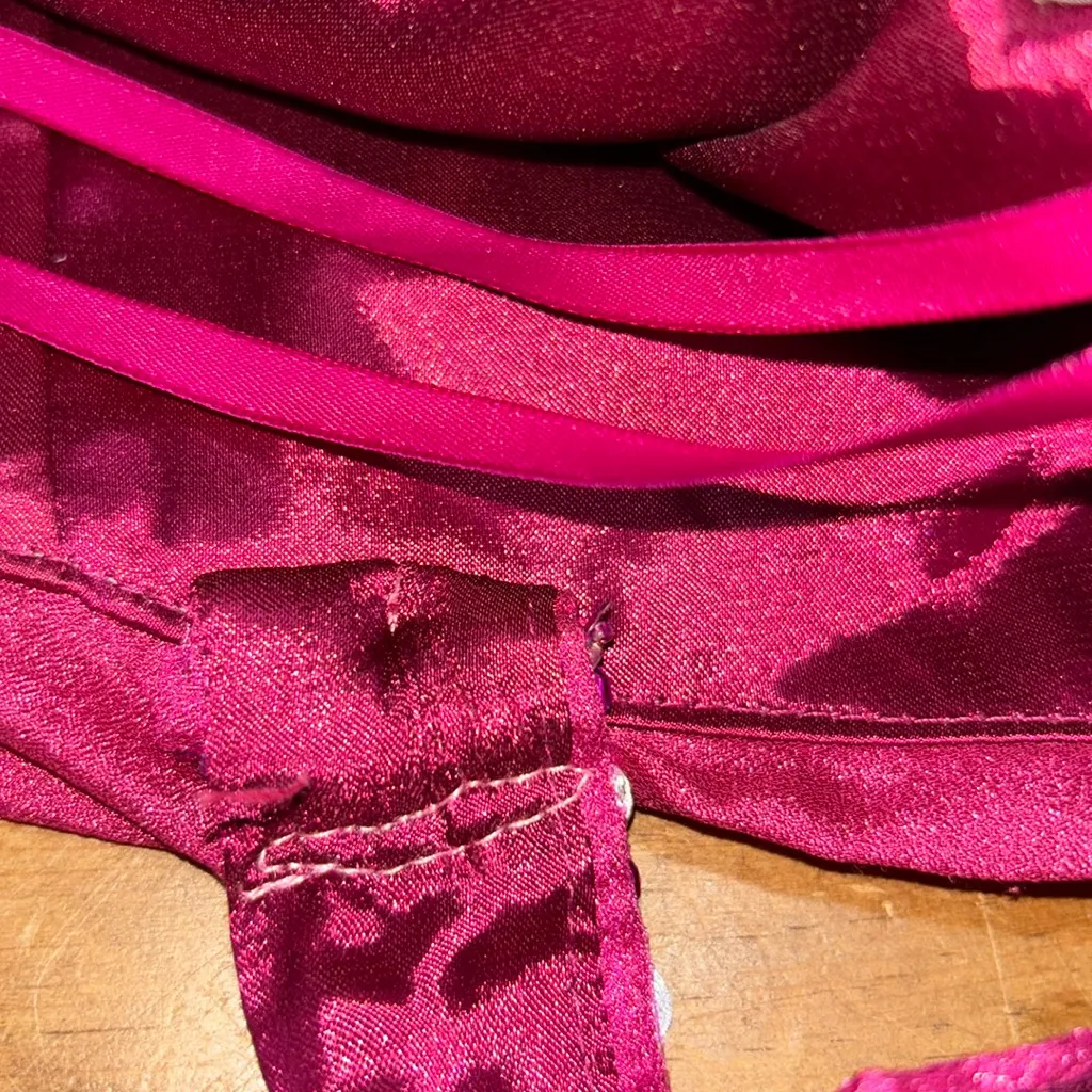 May Queen Pink Embellished Dress with Ruching and Floral Accents Size 20 - Image 9