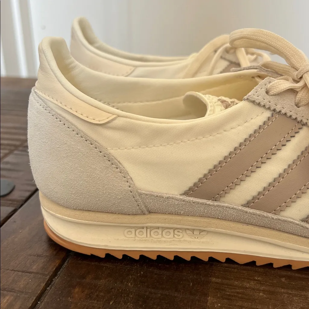 Adidas Women's SL 72 OG Sneaker Shoe Off White Pink Sz 8 - Image 5