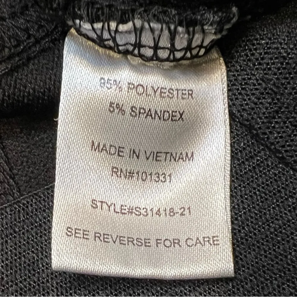 Charlotte Russe Classic Black Mini Skirt XS Elastic Waistband - Image 3