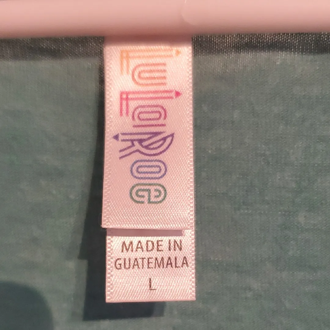 LuLaRoe Teal Short Sleeve Top - Image 2