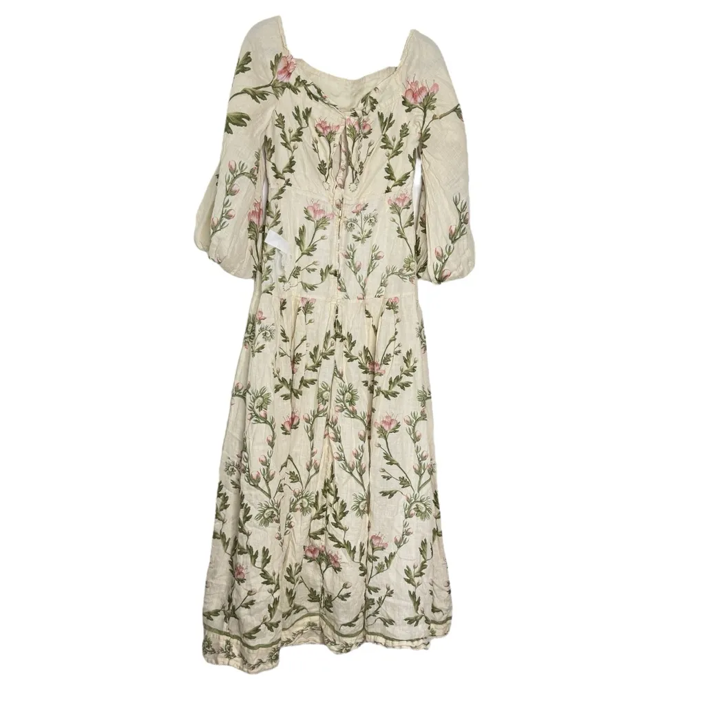 Agua by Agua Bendita Senlis Oasis Dress White Size L - Image 9