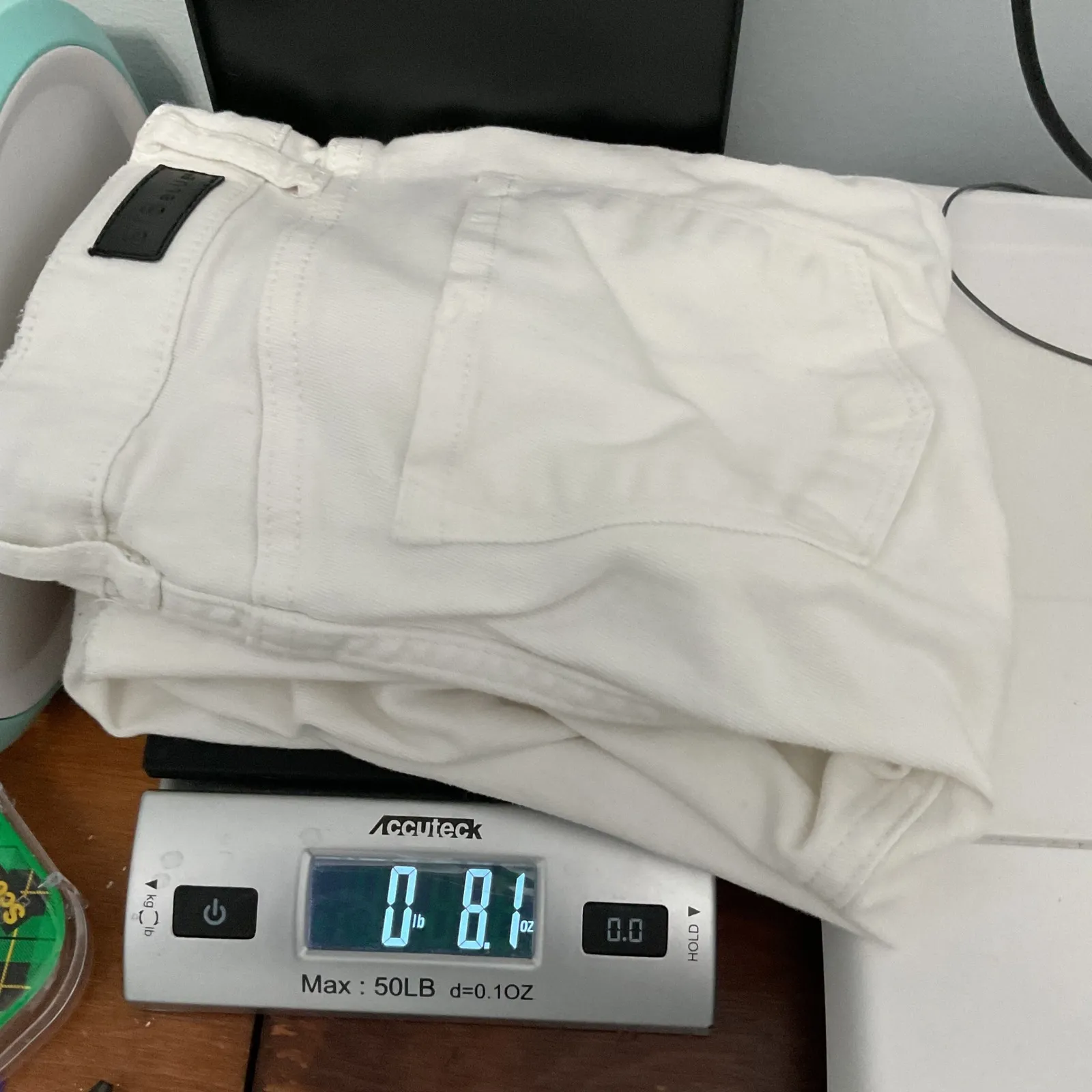 STS BLUE Brie High Rise Crop Skinny Jeans White Button Fly Size 27 - Image 5