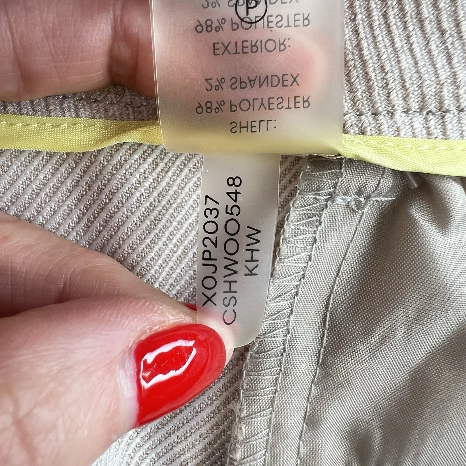 Calvin Klein Plus 18W Twill Slim Casual Trouser Pants Women’s Beige Career Work - Image 11