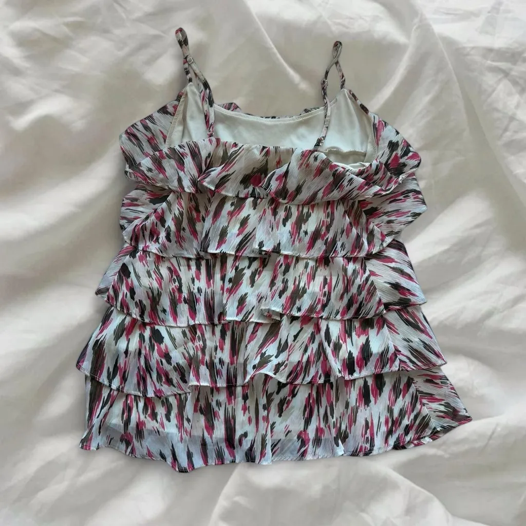 Candie's Multicolor Ruffle Tank Top - Image 2