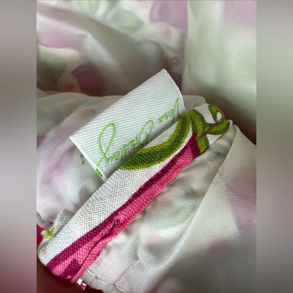 Vera Bradley Small Quilted Cosmetic Travel Bag Retired Lilli Bell Pattern - Image 10