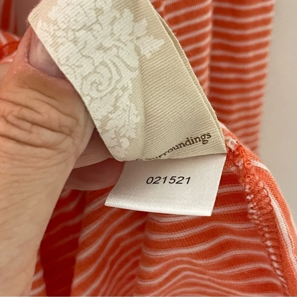 Soft Surroundings Blouse Women Long Sleeve Stripe Pima Cruise Shirt 713 - Image 10