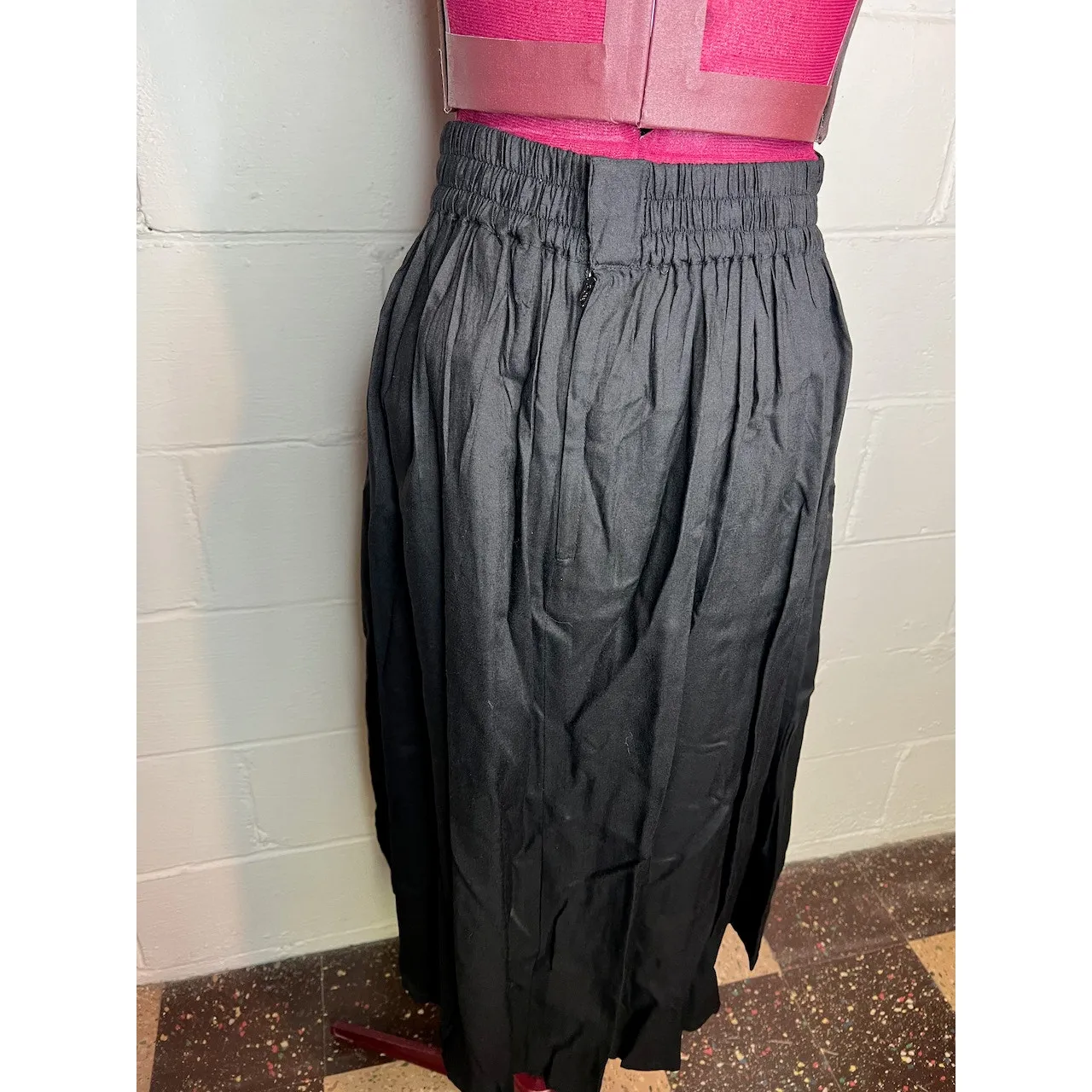 skirt set drop waist floral western black gold embroidered - Image 11