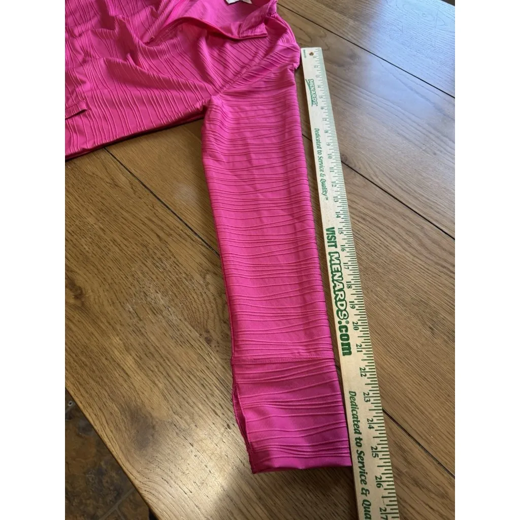 Tommy Bahama Sweater Women Size Large Long Sleeve Mock Golf Tennis Shirt Stretch - Image 6