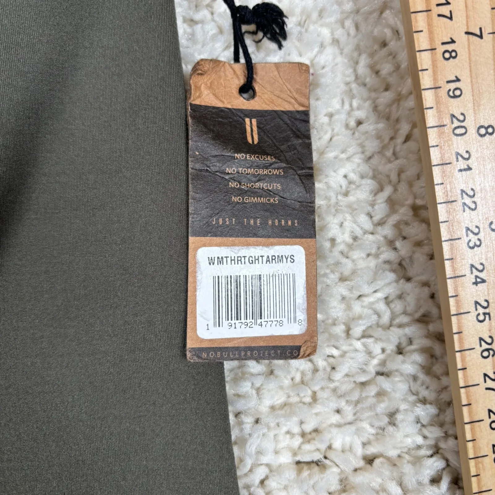 NOBULL High Rise Olive Green Athletic Leggings Womens Size S WMTHRTGHTARMY - Image 2