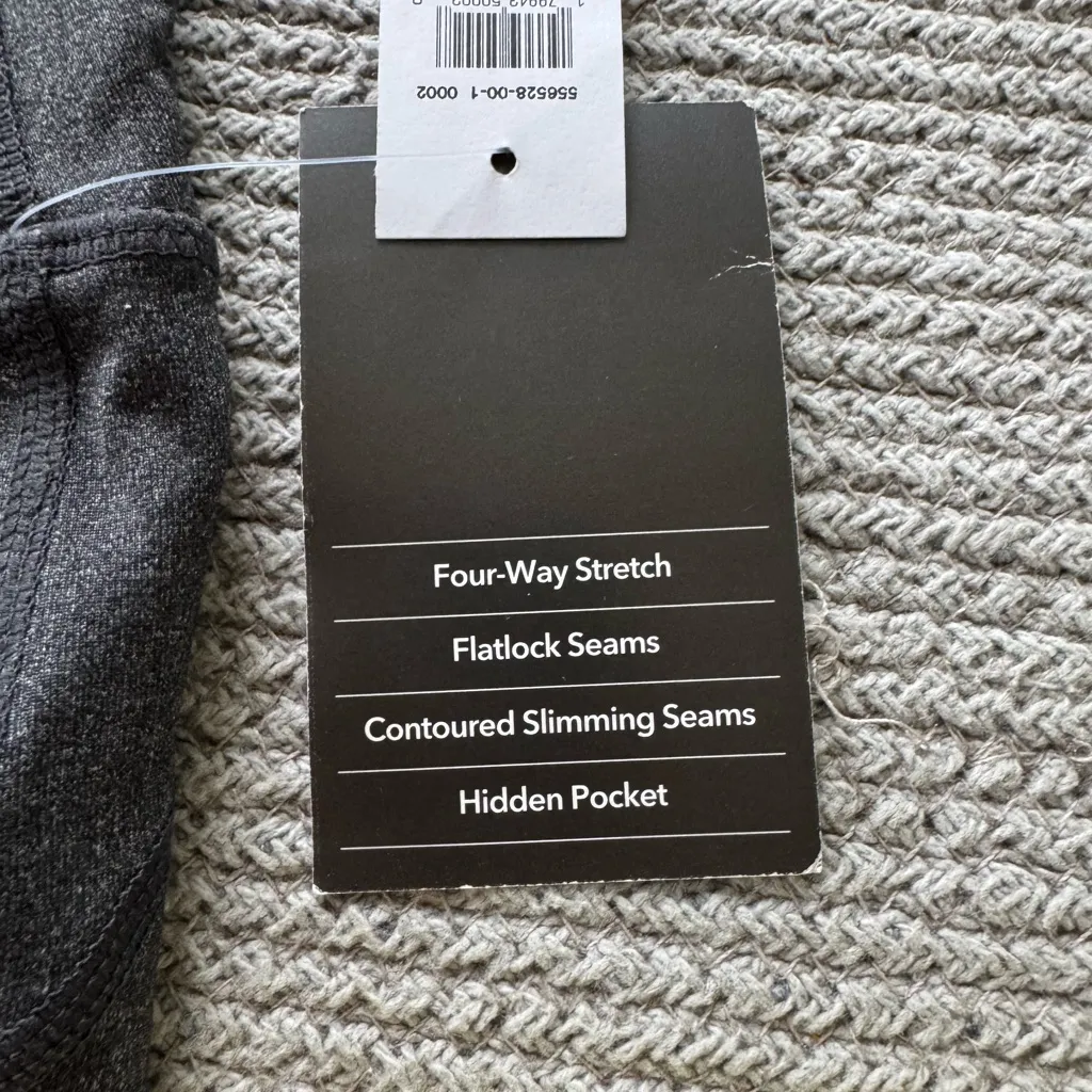 Gap Fit GSpeed Charcoal Gray Mid Rise Slim Straight Yoga Running Pant Legging XS - Image 6