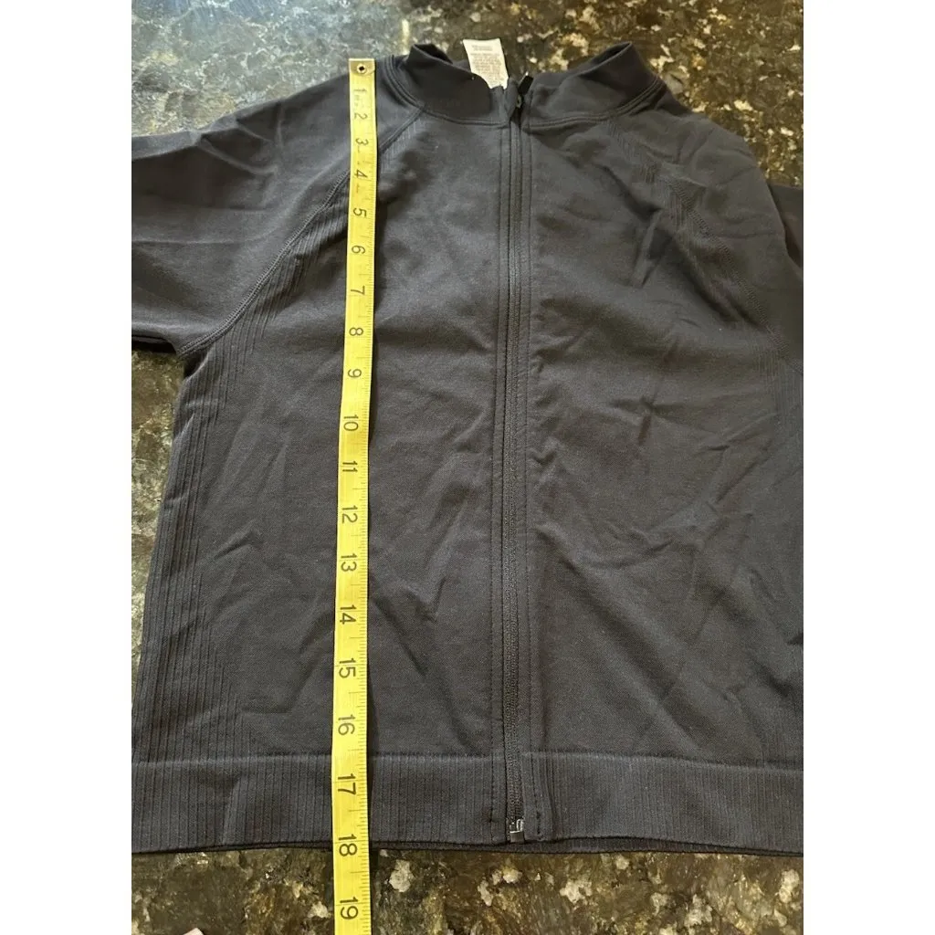 Women's Seamless Fitted Full Zip Jacket - JoyLab Crop Workout Gym Activewear S - Image 11