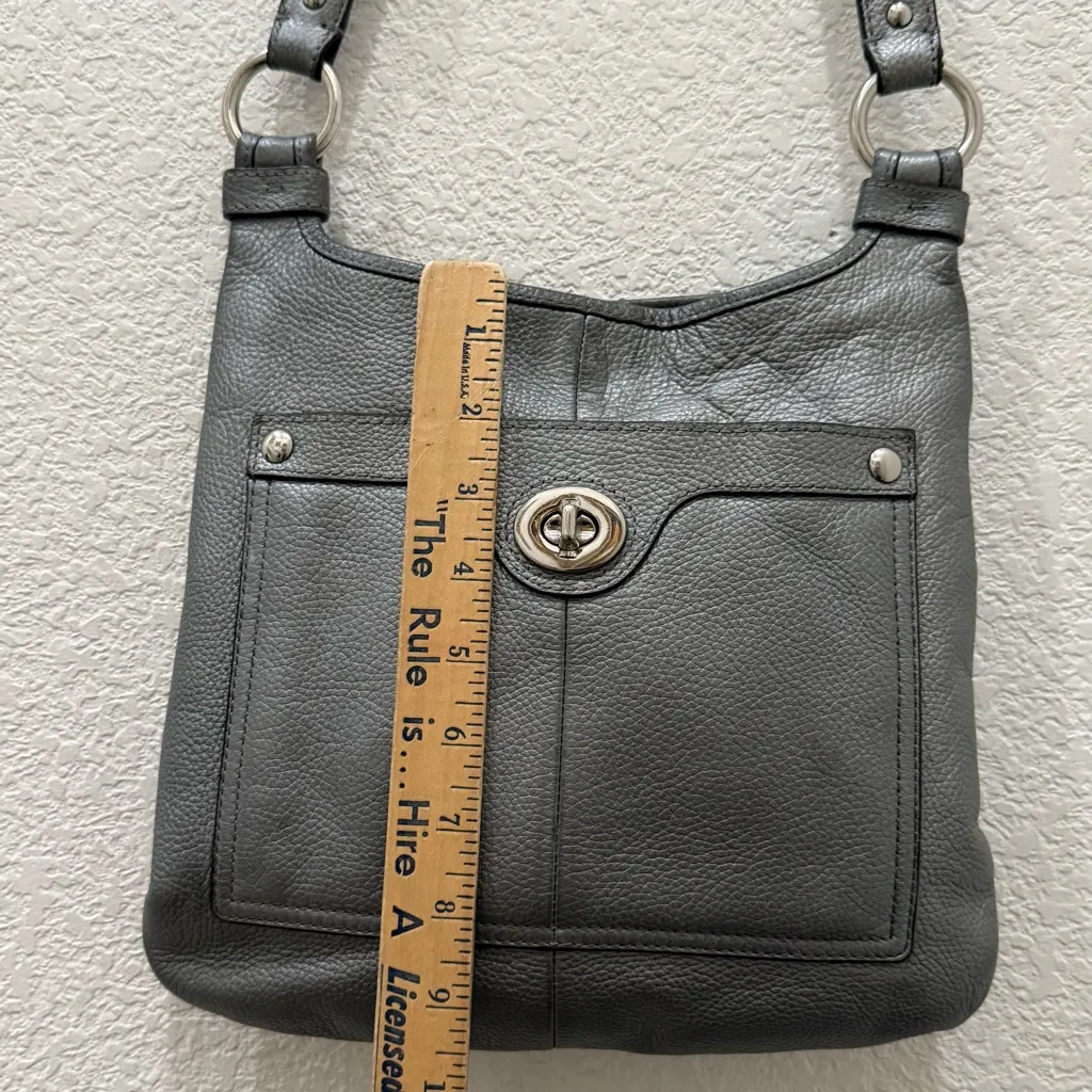 COACH 16533 Penelope Silver Gray Swing pack Crossbody Bag - Image 8