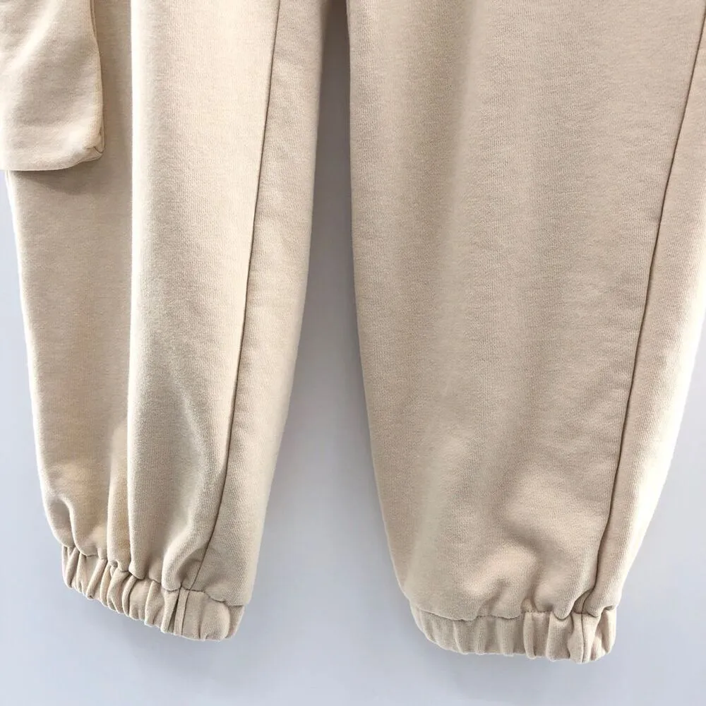 superdown Bethany Cargo‎ Sweatpant in Beige S - Image 8