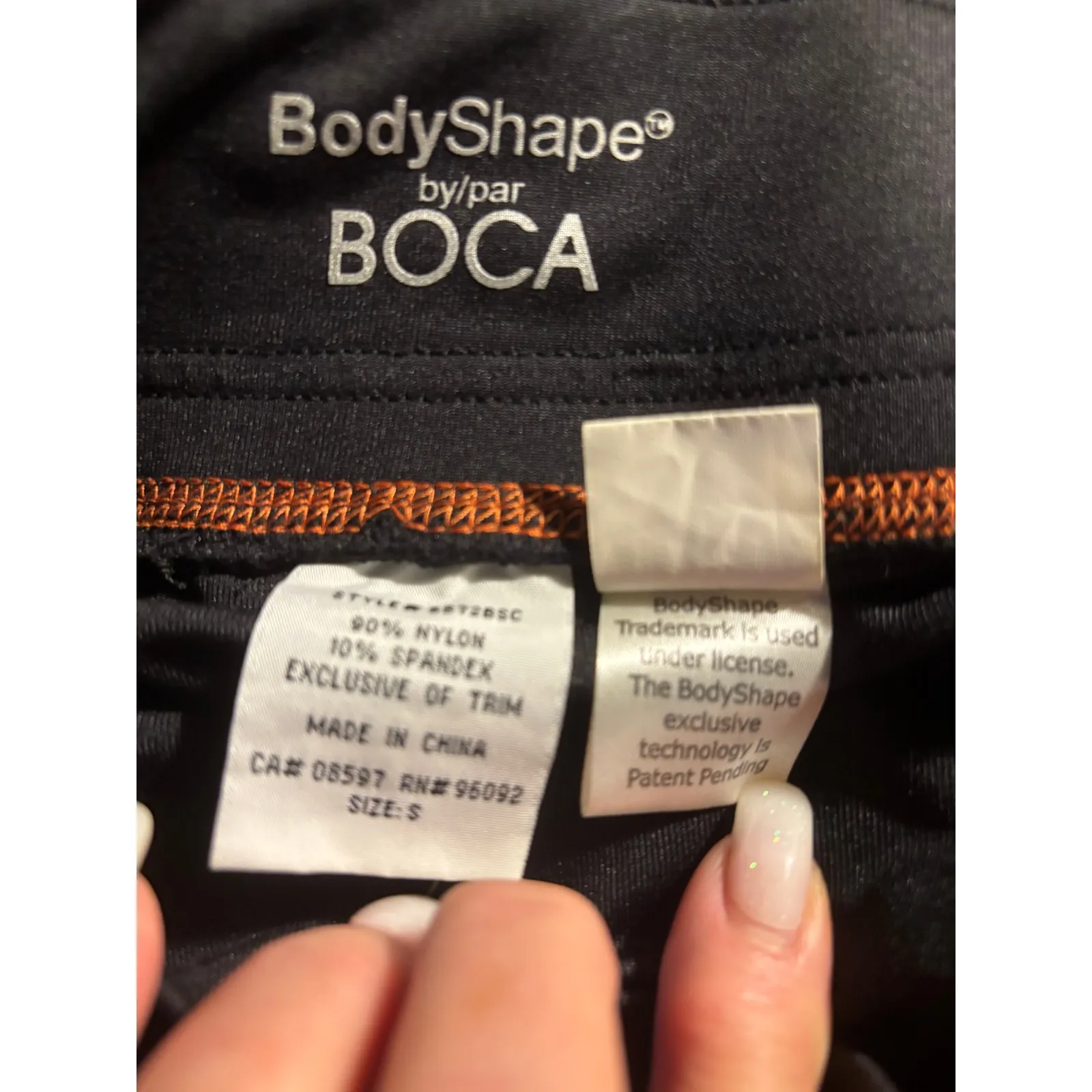 Cache 3" Elastic Waist Yoga Boca Pant Black Stretch Body Shaping Sz S - Image 7