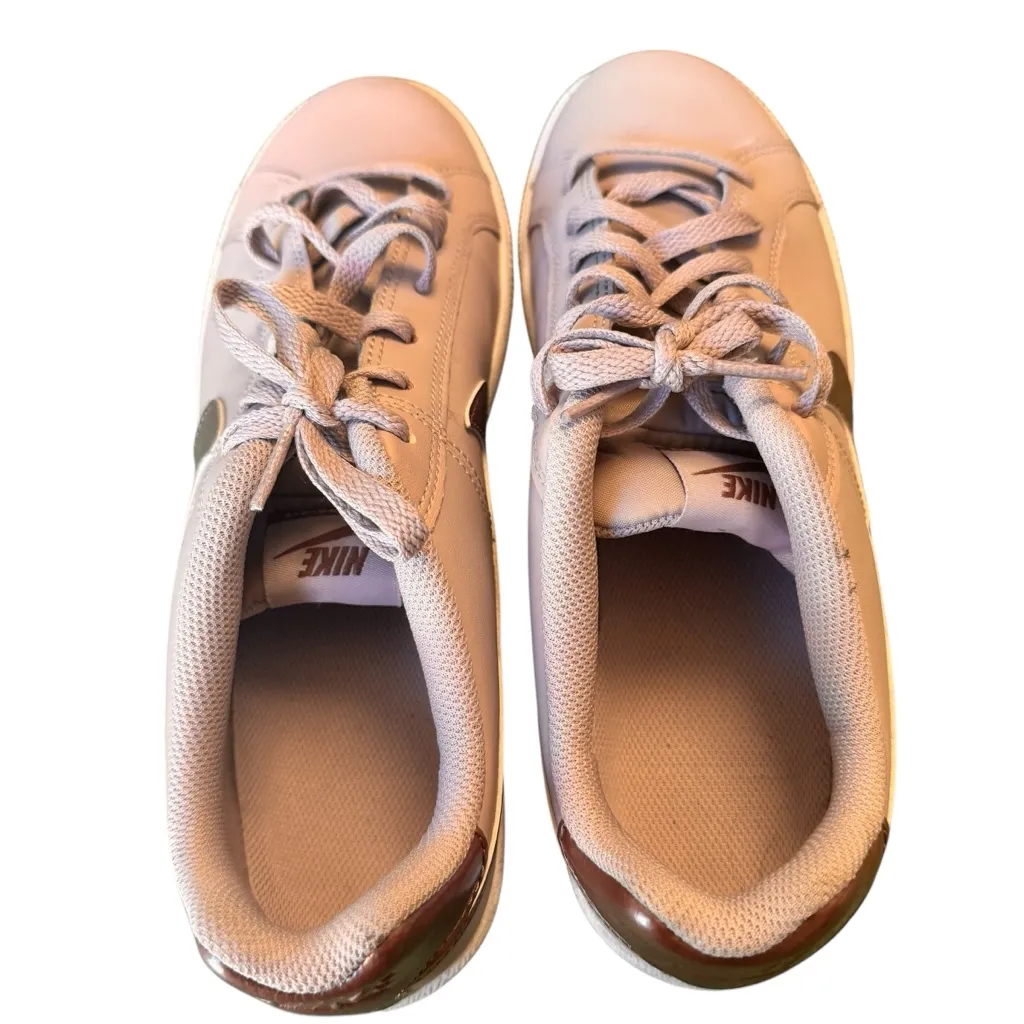 Nike Court Royale 2 Dusty Purple Rose Gold Swoosh Sneakers Womens 9.5 Low Top - Image 8