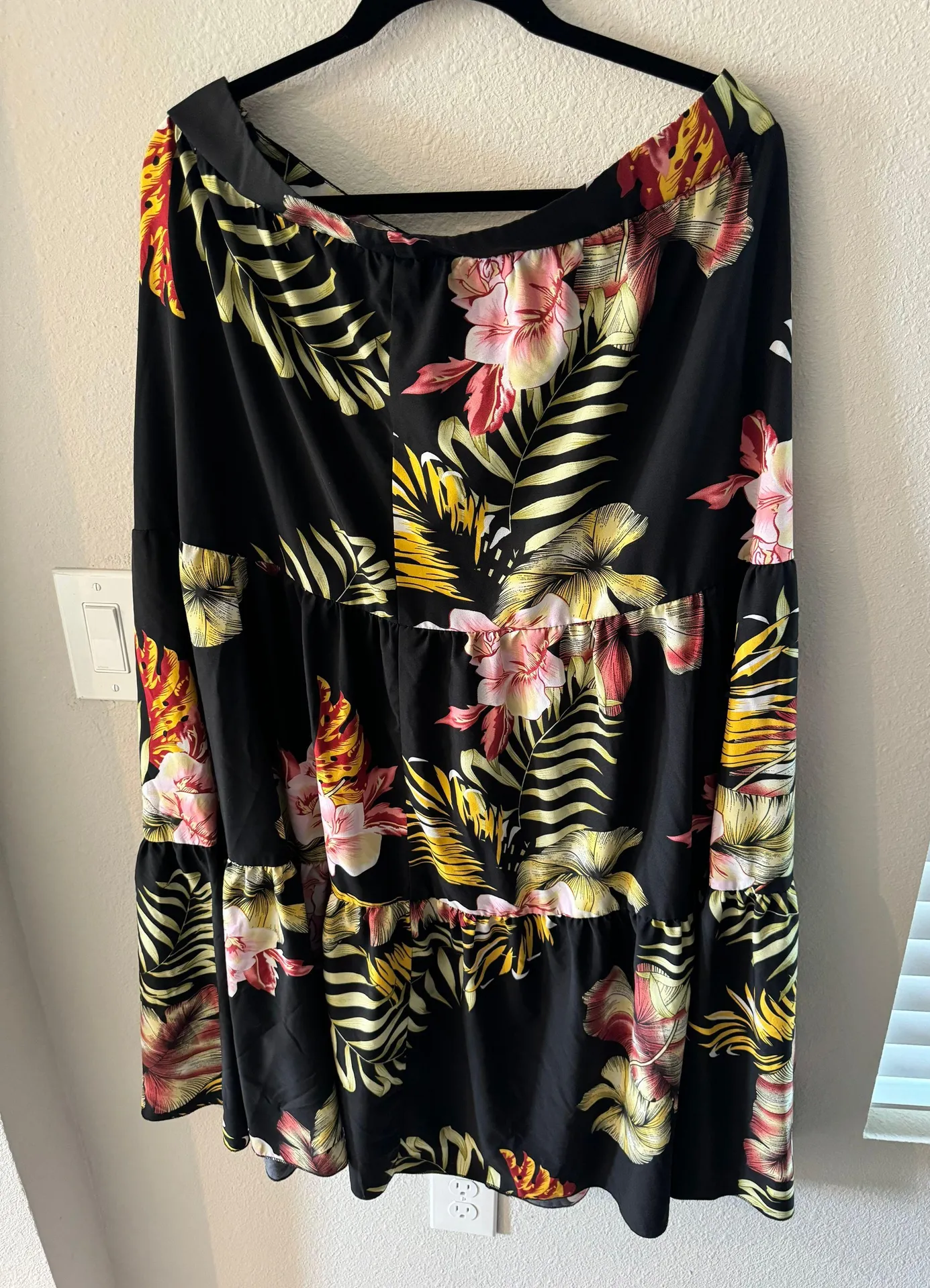 Black Floral Two Piece Set - Image 4