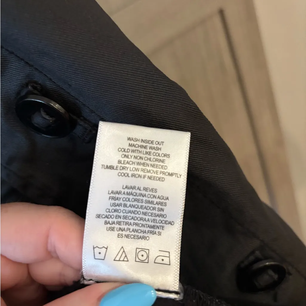 Sam Edelman Dark Utility Jacket with Button Accents - Image 6