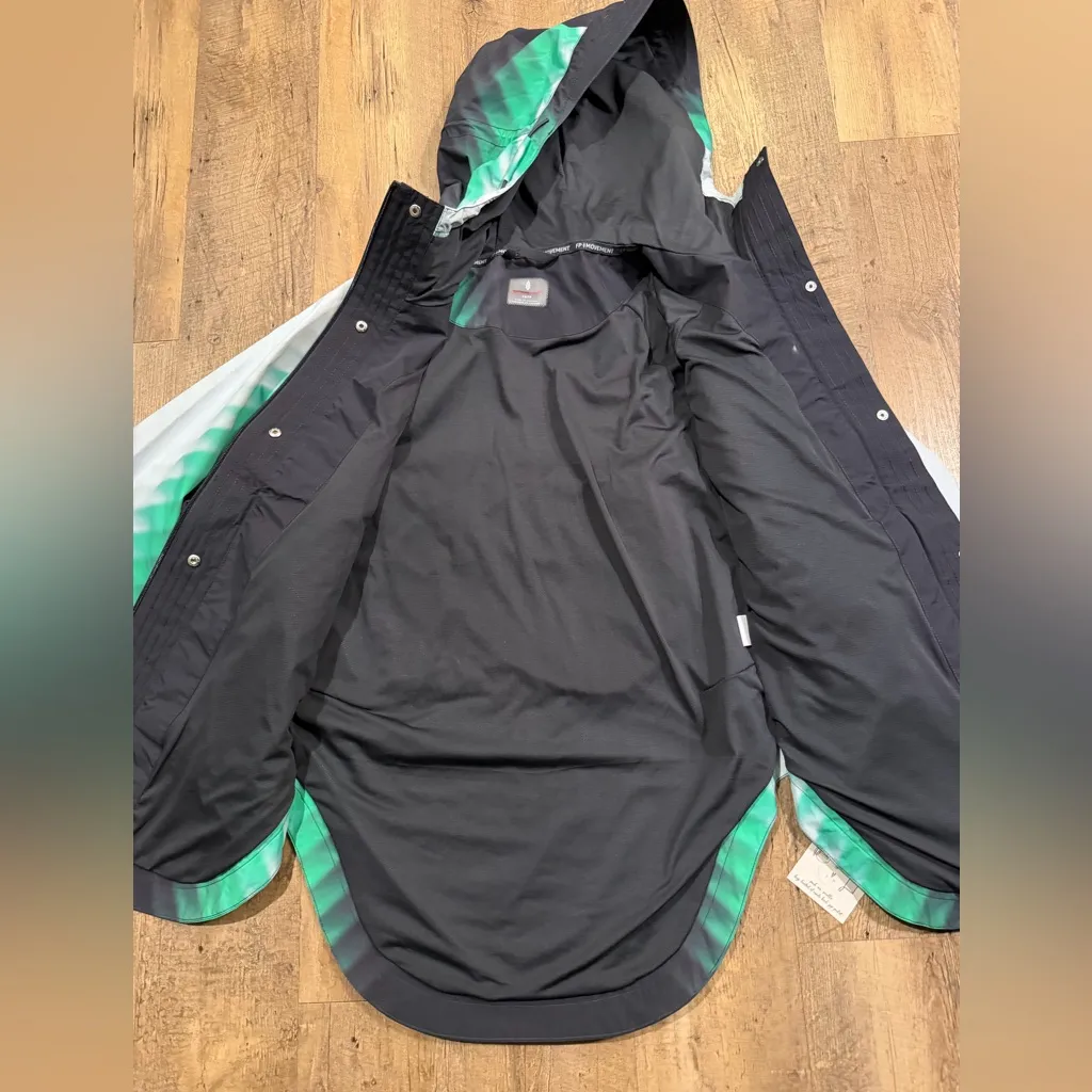 FP Movement Singin' in the Rain Printed Ski Snowboard Jacket in Alien Combo XS - Image 10