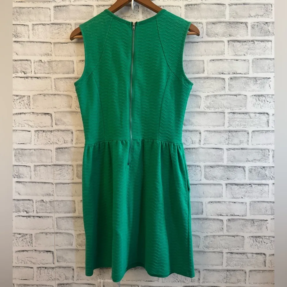 Women’s Pim and Larkin green textured sleeveless mini dress Small - Image 2