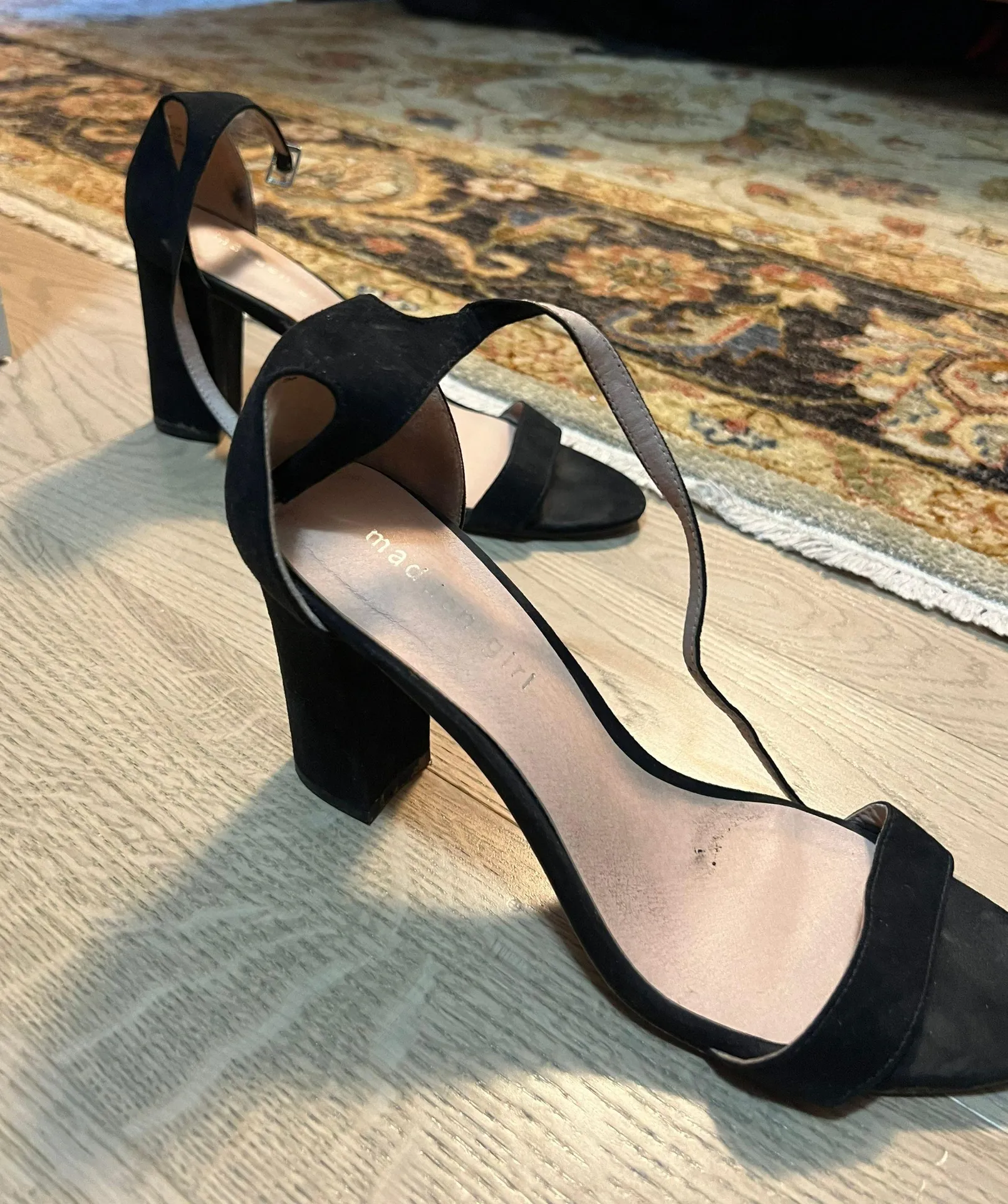 Black Velvet Heels - Image 2